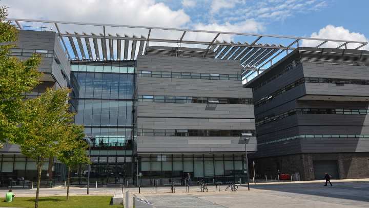 Inside of the Alan Turing building 