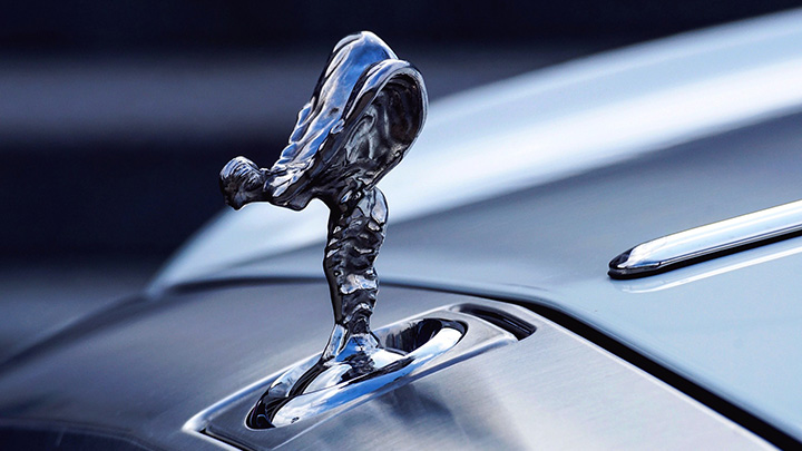 The Spirit of Ecstasy - bonnet ornament of Rolls Royce.